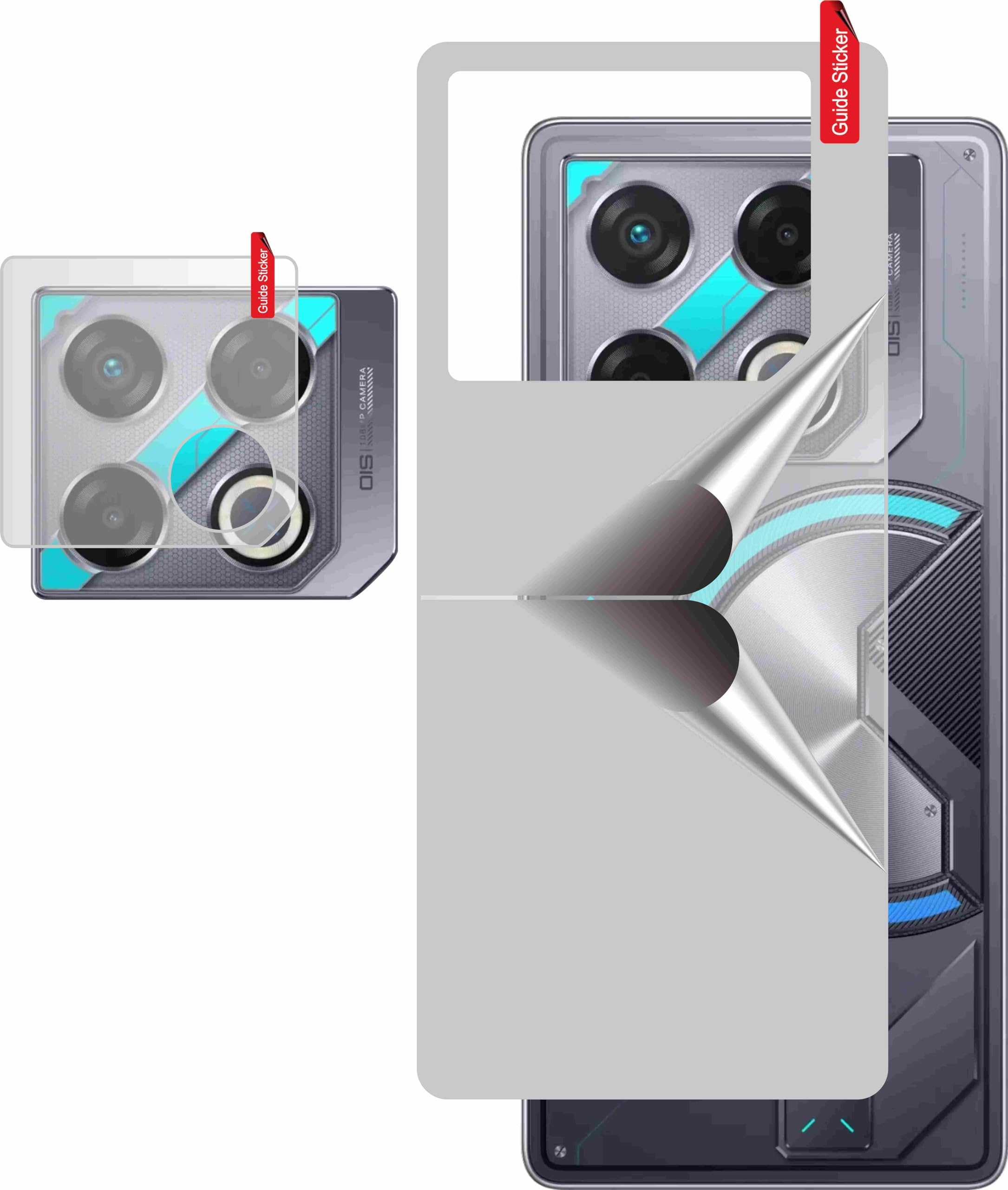 GTG GADGET GROVE 3 in 1 Camera Lens Nano Glass Guard + Anti Scratch TPU Back Guard Screen Protector Compatible for Infinix GT 20 Pro 5G (Back Guard + Front Guard + Camera Guard) (B0D7S17JBS) Amazon Price History, Amazon Price Tracker