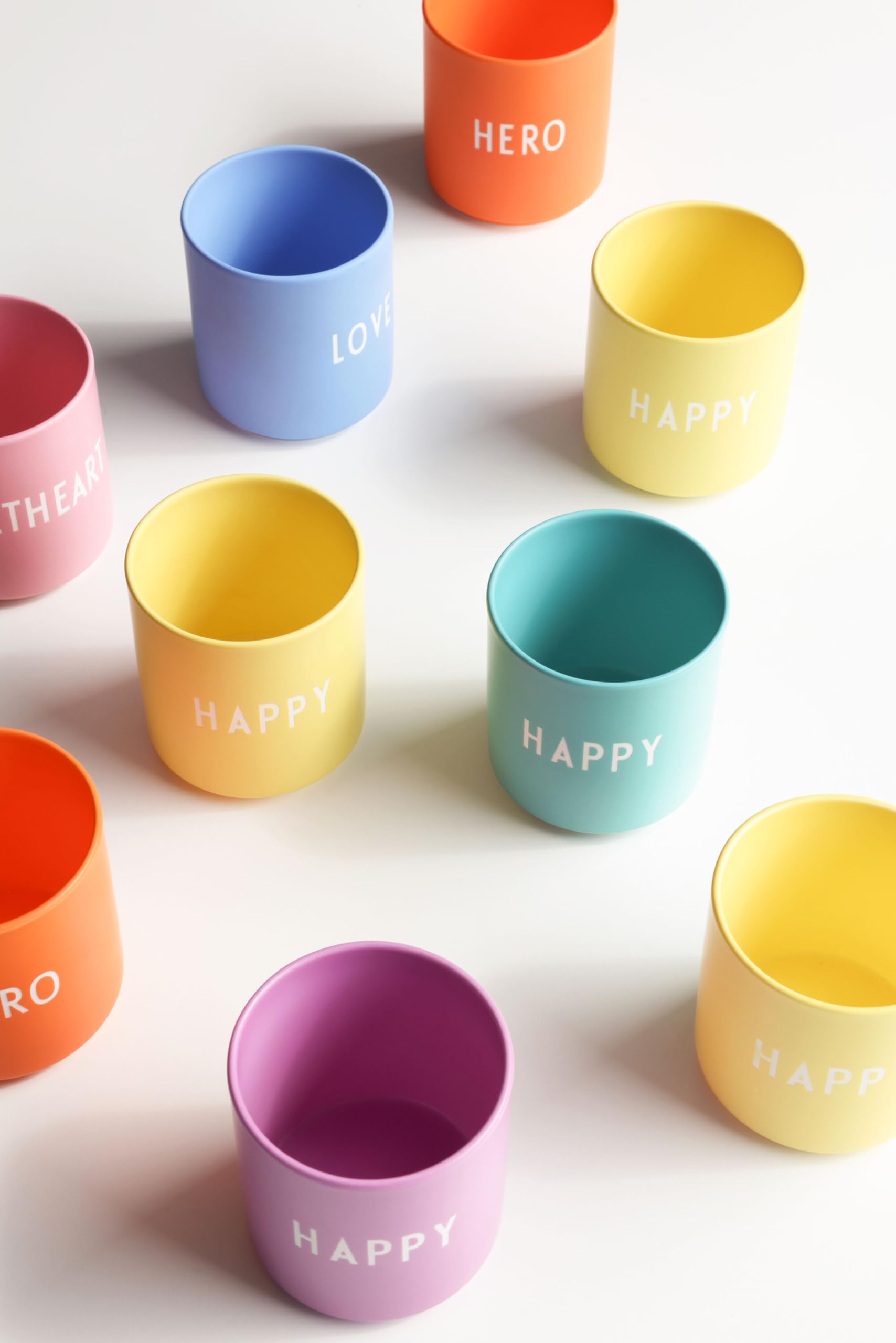Design Letters Tazzine Caffe | Ideale come Regali Natale, Decorazioni Natalizie | Regali Natale Donna, Regalo Uomo Natale | Tazzine Caffe Particolari | Porcellana Tazza Colazione, Tazze Da The 250 Ml