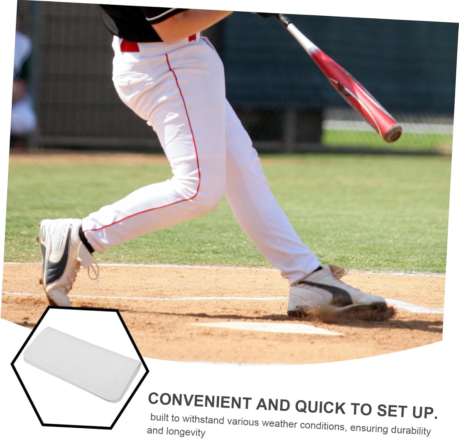 Baseball Field Markers for Practice Durable TPE Pitcher Mat and Home Plate for Outdoor Training Easy Setup Multiuse Sports Equipment for Baseball Fields