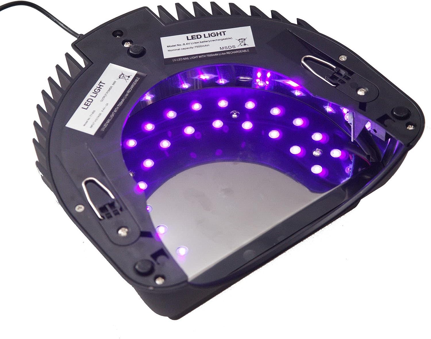 High Performance Pro Cordless LED Nail Lamp UV Nail Lamp Rechargeable UV Lamp Curing Light Professional for Nail Art