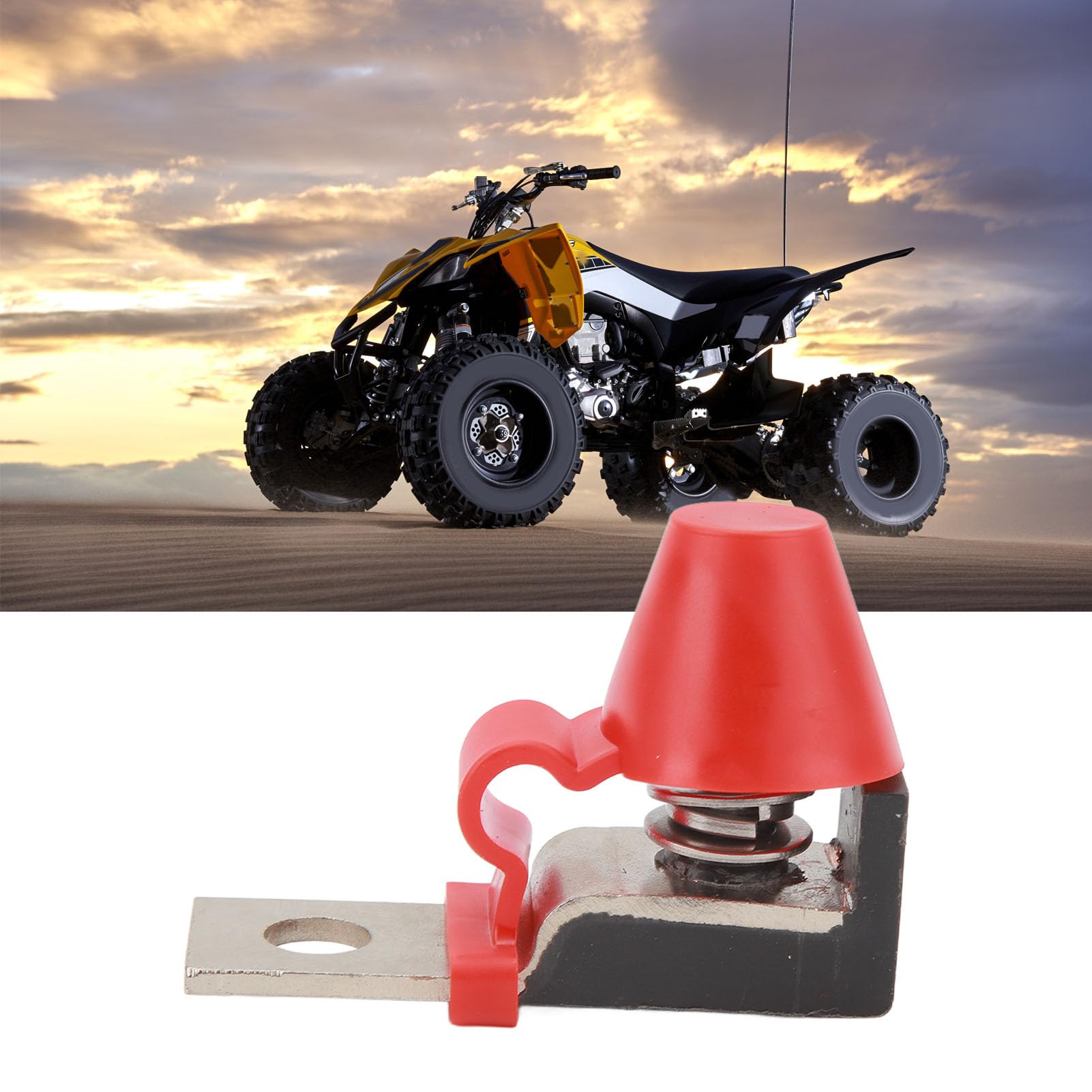 Kit de Bornier 58V avec Goujon Unique M8 pour Plusieurs Batteries, Allumage de Bateau, Camion, Camping-car, Véhicules de Construction (150A)