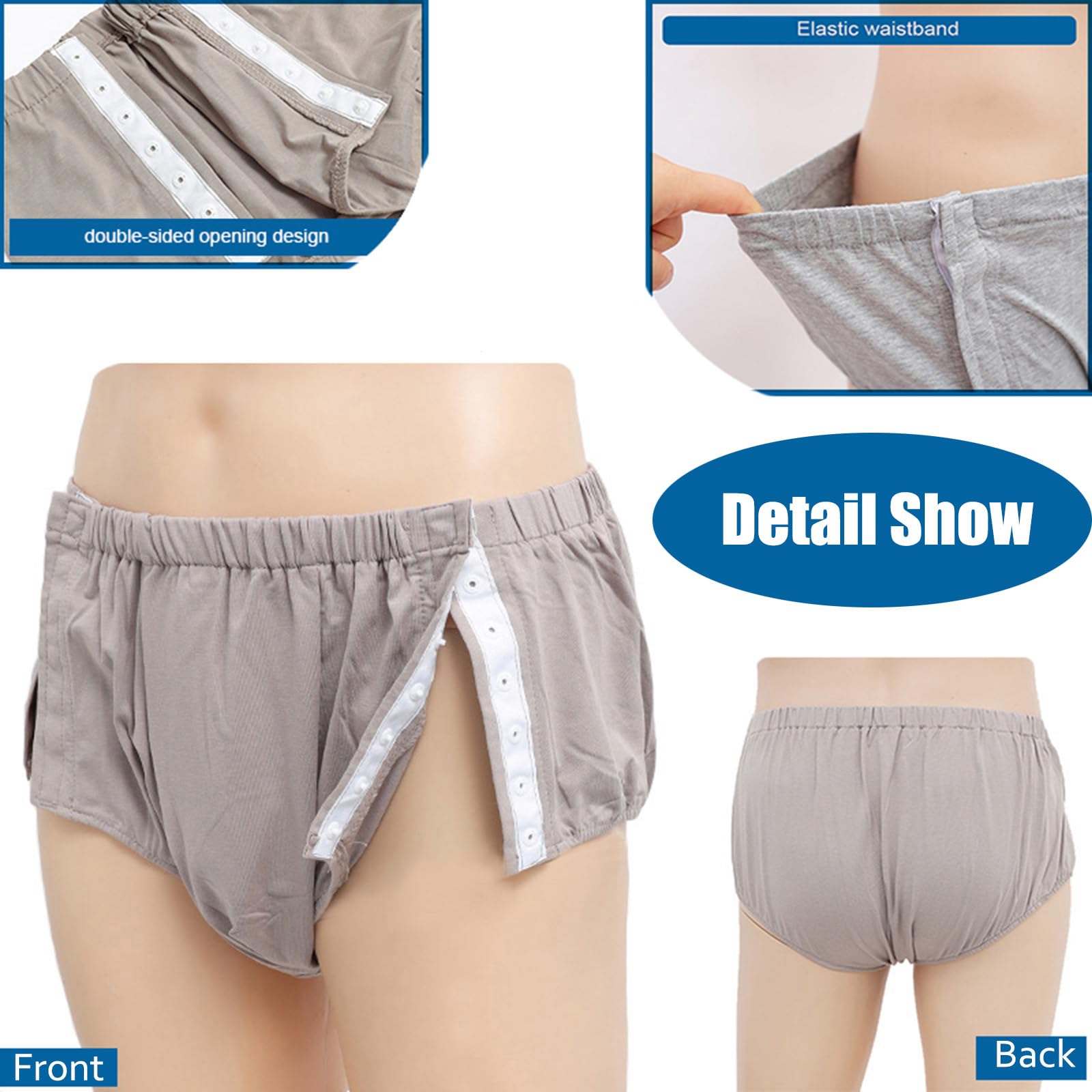 Landofgenie Mens Post Surgery Tear Away - View #2