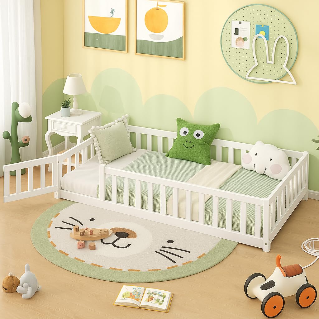 Giantex Twin Floor Bed