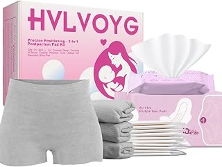 Postpartum Essentials Recovery Kit for New Moms, 15 Pcs Perineal Care Set with Disposable Underwear, Postpartum Pad & Cooling Pad Liners, Hospital Bag Essentials, After Birth Care Supplies