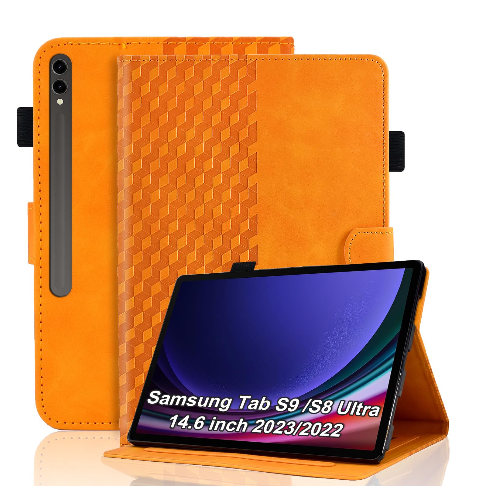 Case for Honor Pad X8a 11 Inch Tablet 2024 Protective Case Premium Leather Folio Smart Case with Auto Sleep/Wake Pen Holder Card Slot for Honor Pad X8a- Dark Green — view 85