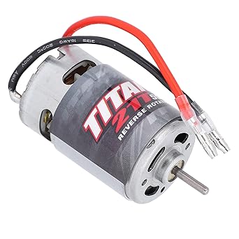 21T 550 Brushed Motor for 1/10 RC Car Professional Replacement Part Compatible with TRAXXAS