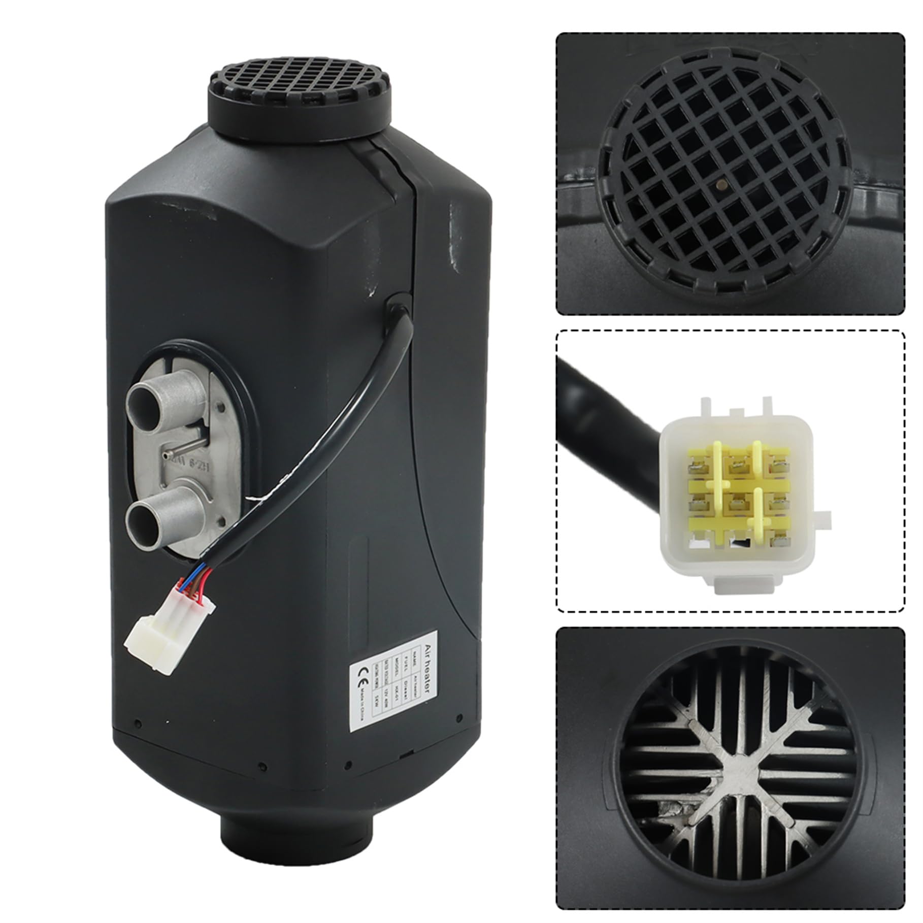 Calefactor de estacionamiento diésel Tipo Split de 5 kW y 12 V con Interruptor LCD y Control Remoto, Repuesto para vehículos recreativos, autocaravanas, remolques, Camiones y Barcos.