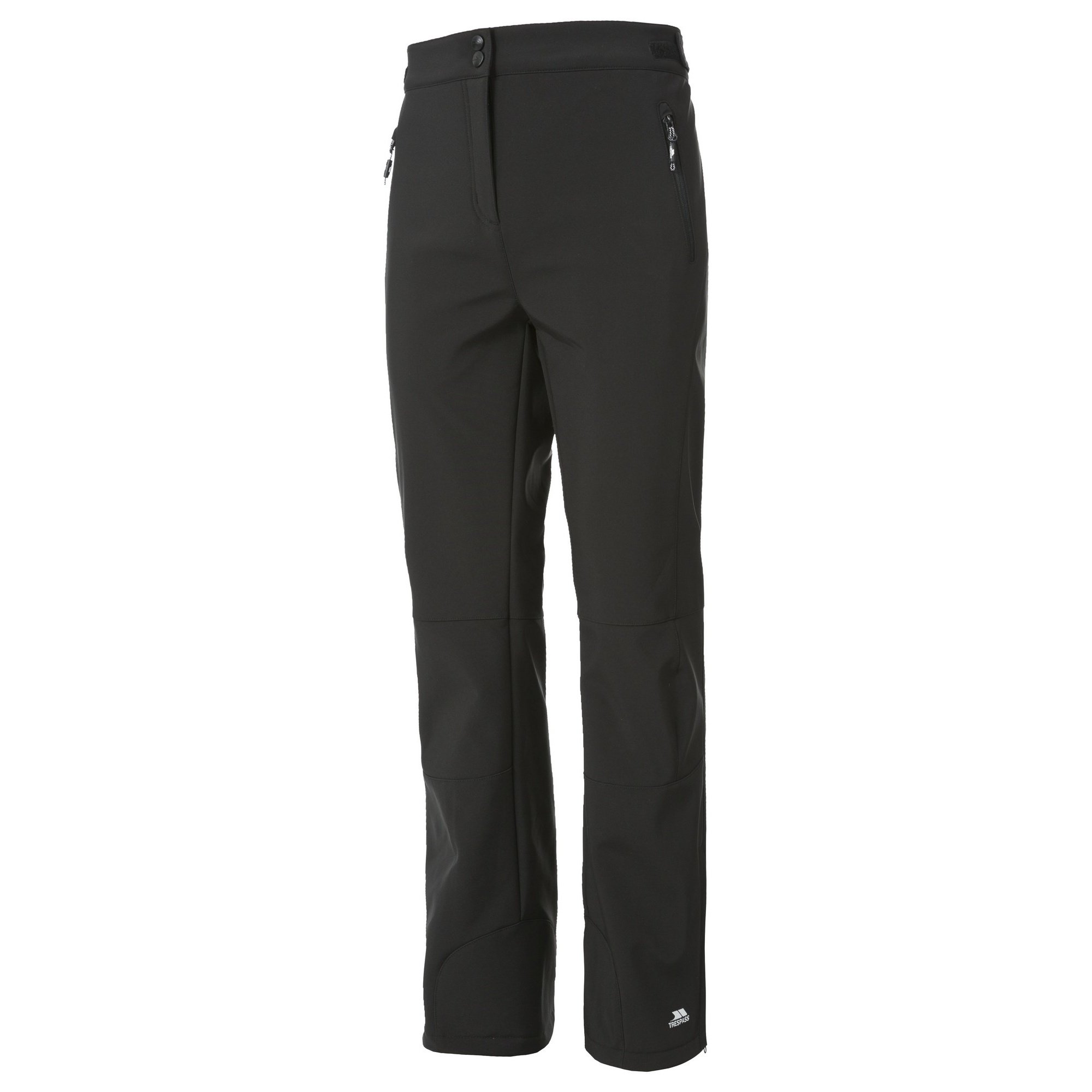 Trespass Womens/Ladies Squidge II Water Resistant Hiking Trousers (XL) (Black)