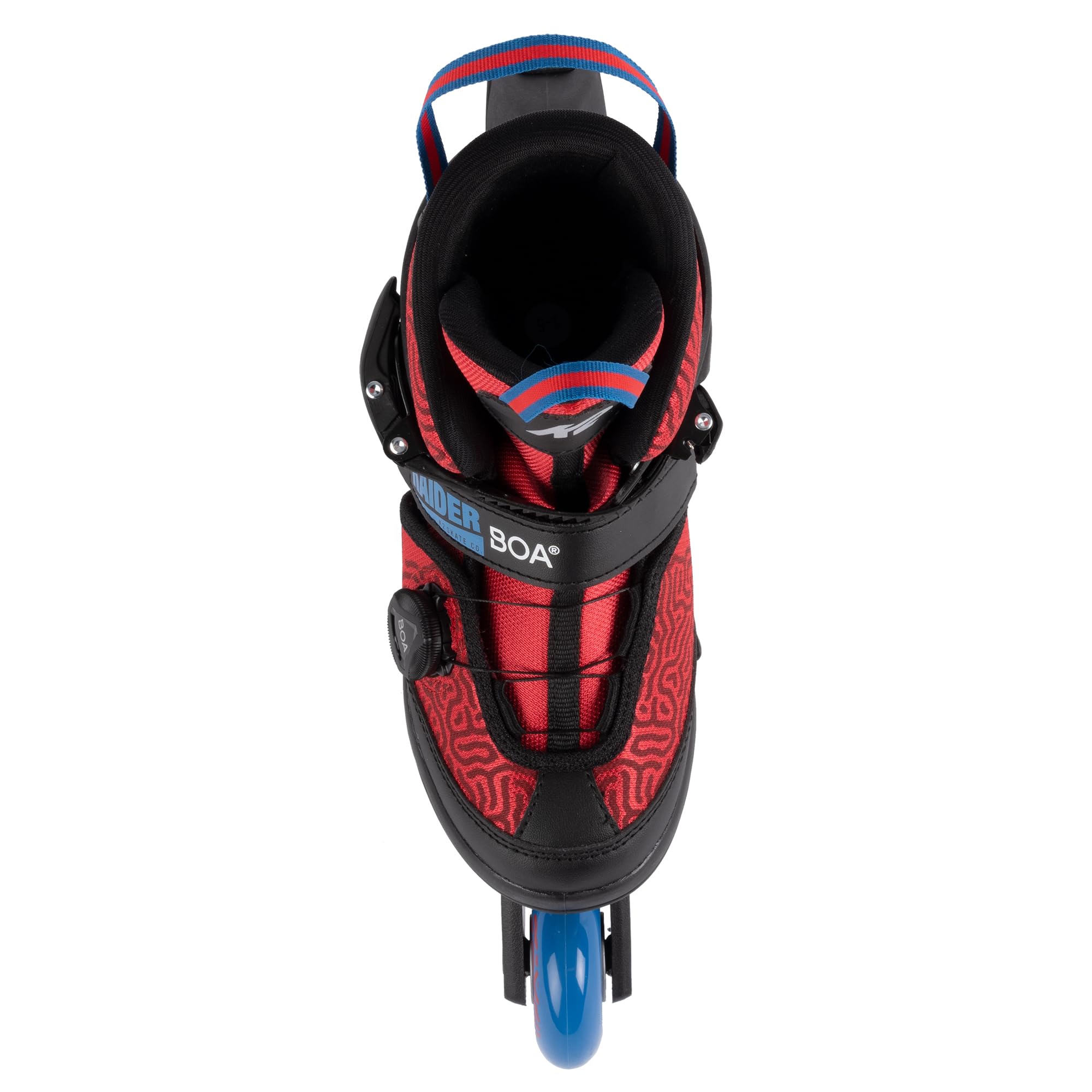 K2 Skate Raider Boa,Red_Blue,4-8