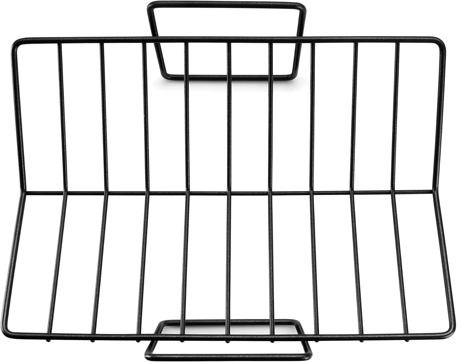 E-far Turkey Roasting Rack, Stainless Steel Rib Rack for Roasting, Grilling and Smoking, 14.4 x 10 inches, V Shaped & Heavy Duty, Dishwasher Safe (Large)