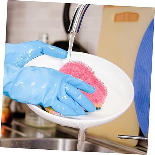 Miniatura 5 de Yardwe Esponja exfoliante para platos, esponja absorbente de celulosa, paño de cocina para platos, esponja de jabón, esponjas para platos de cocina,