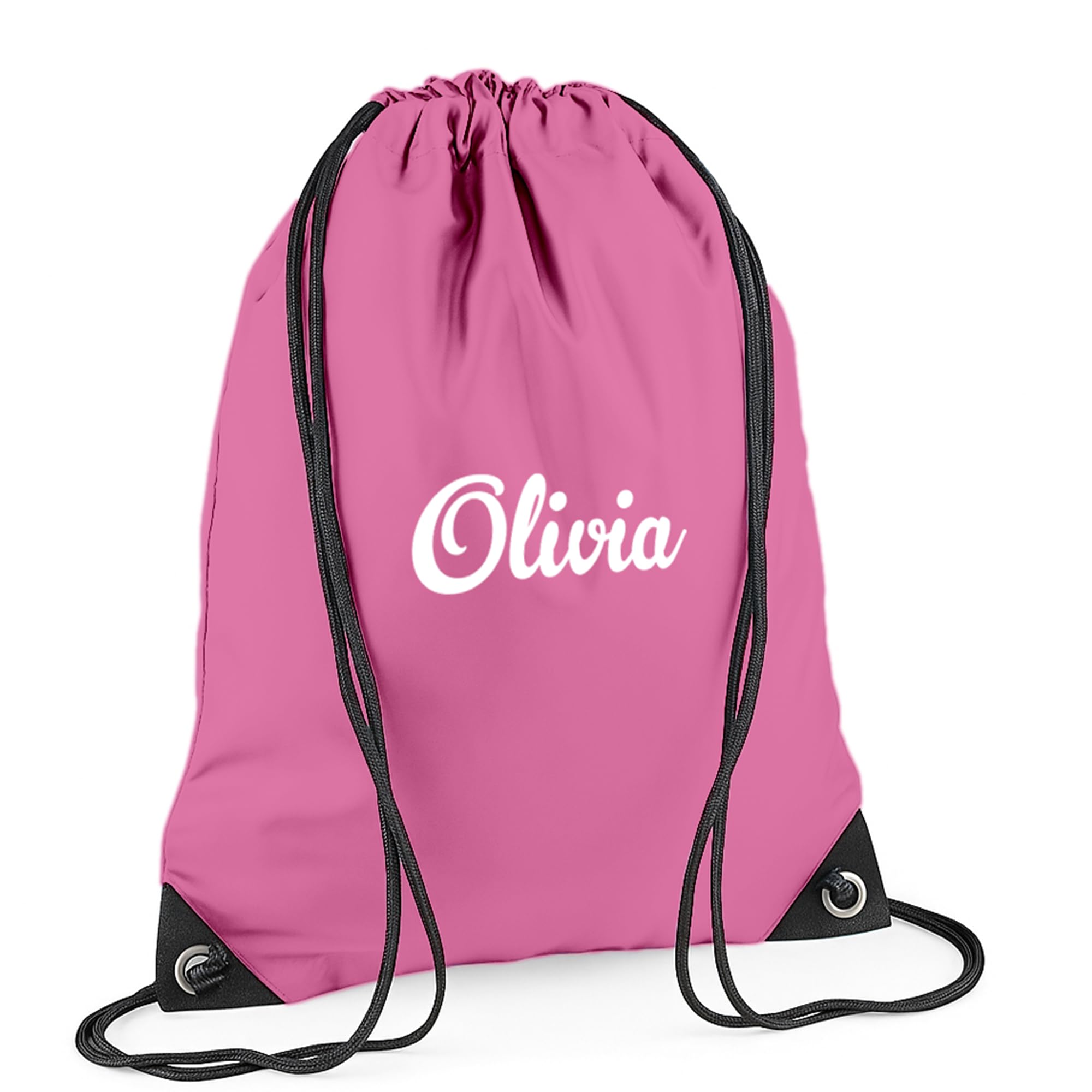 KreateSquare Personalised Drawstring Bags Lightweight and Portable String Backpack for Men Women Kids Perfect for Gym, Sports, School, Travel, Swimming, Beach Customizable Bag for Gifts & Daily Use
