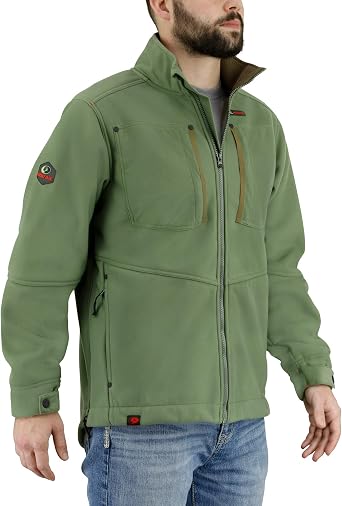 Mossy Oak Mens Sherpa Jacket, Winter Jackets for Men, Mens Fleece Jacket