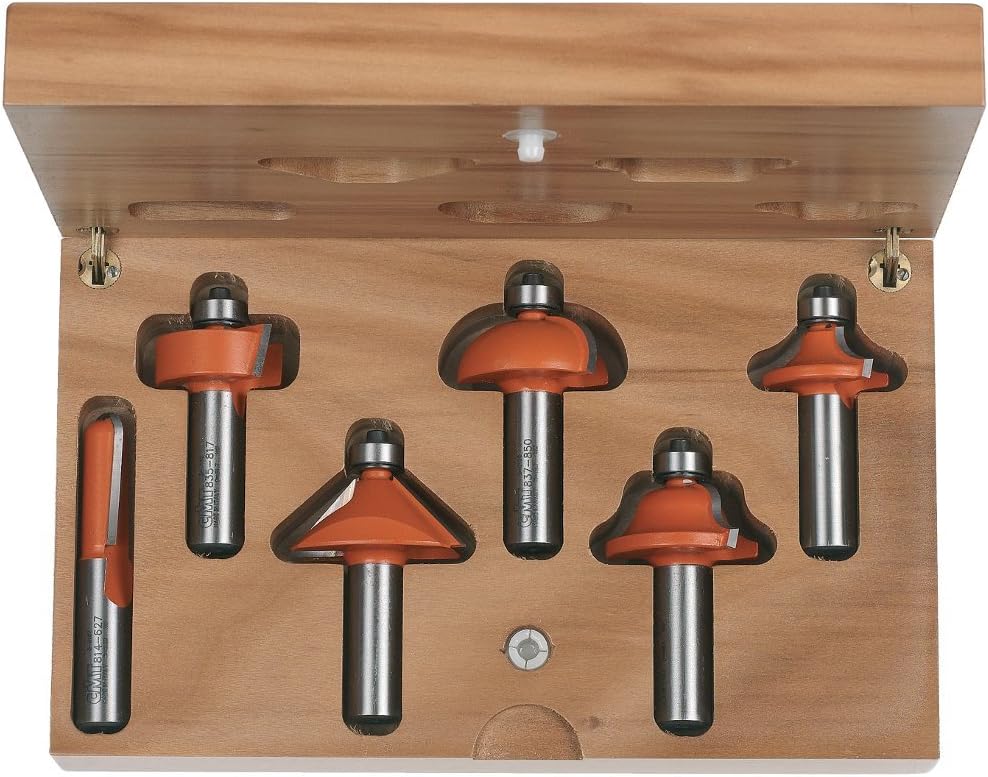 CMT Orange Tool 800.504.11 6-Piece Router BIT Set