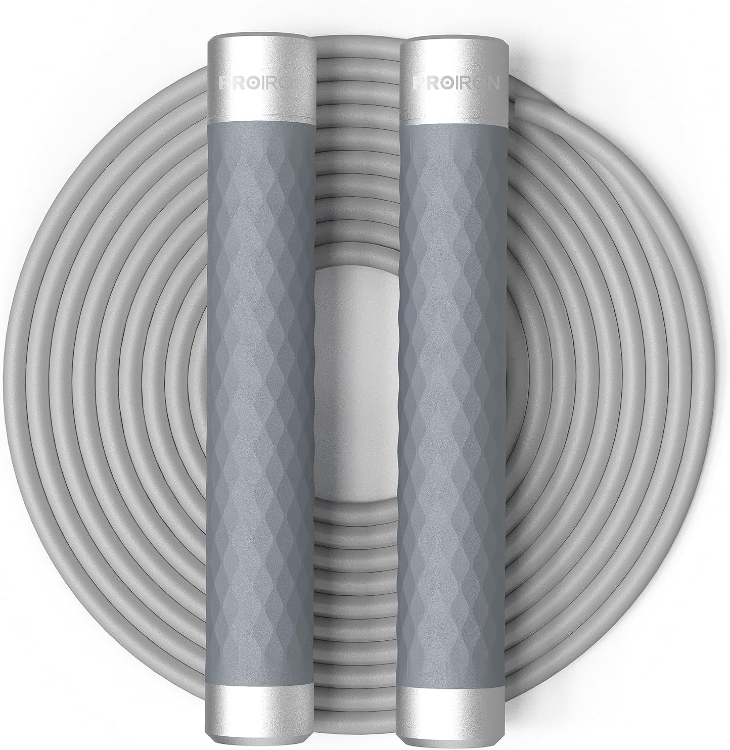 PROIRON Weighted Jump Rope 1LB, Skipping Rope with Aluminum Alloy Handle, Extra Thick 7mm Heavy Jump Ropes Adult for Women Men, for Exercise, Boxing, Fitness (Adjustable Speed Rope 3M Long)