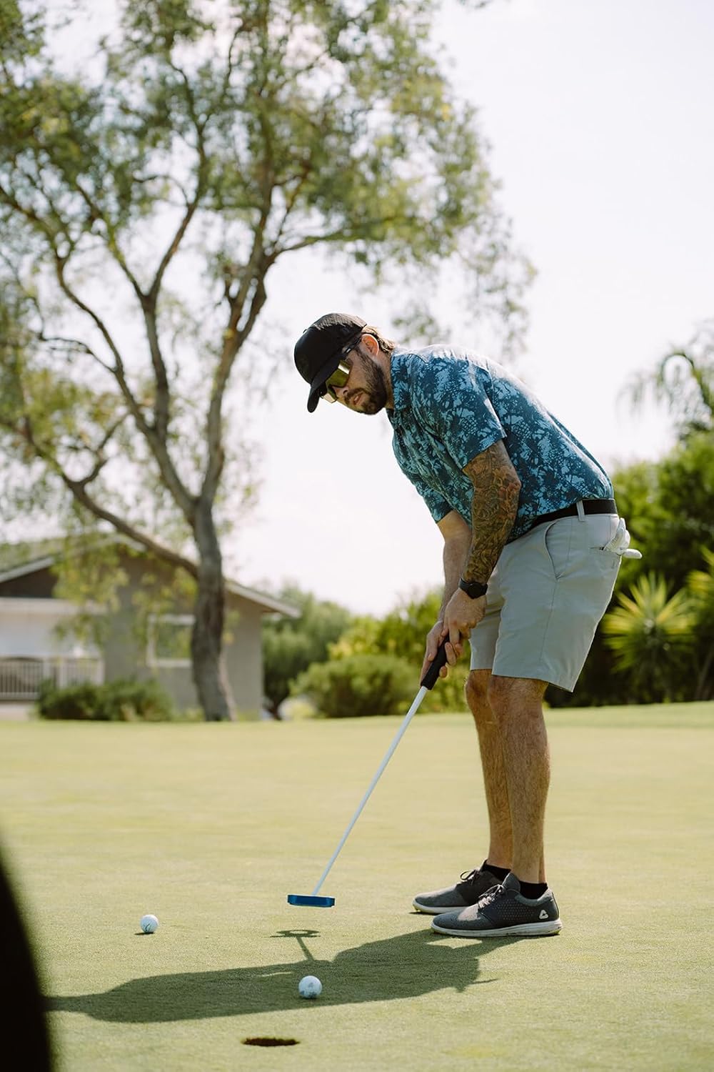 BRIMZ Golf Performance Hat - Tee Holder & Magnetic Ball Marker - Breathable, Sweat & Water Resistant Golfing Snapback Hat - Image 7