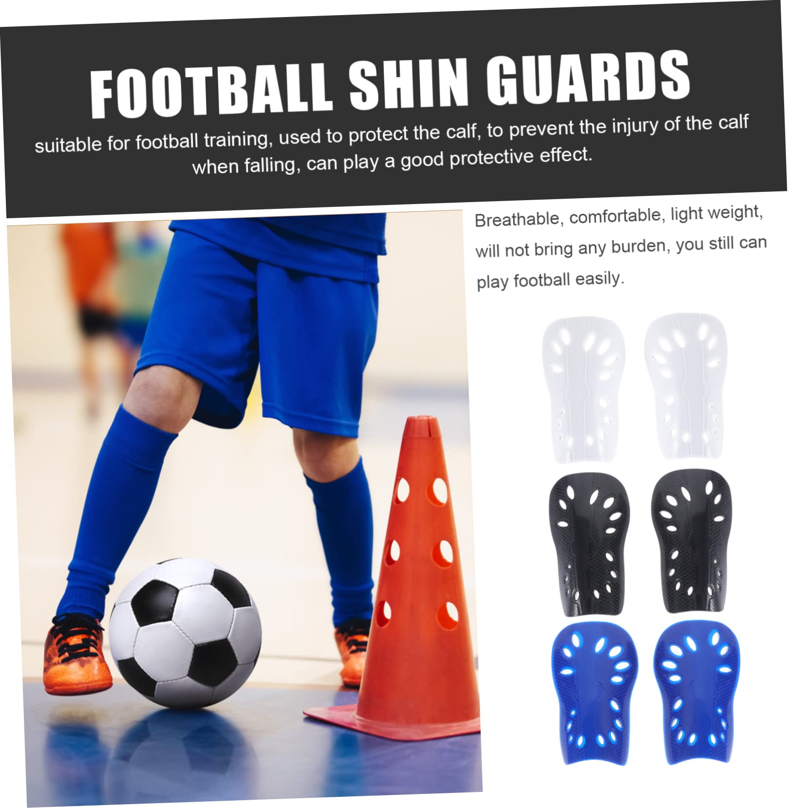 UKCOCO Protector De Placa Calcetines De Fútbol para Espinilleras De Fútbol ​​Equipo De para Mangas para Espinilleras De ​​Espinilleras Canilleras De