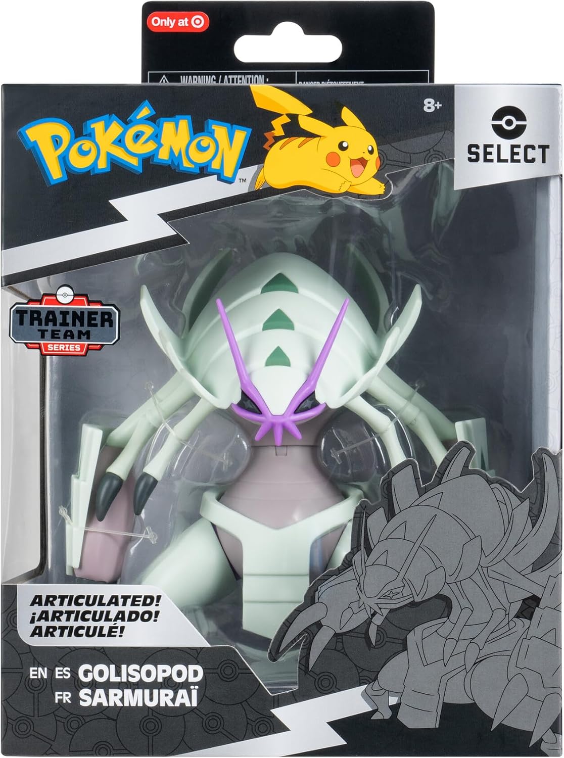 Pokémon PKW3204-15 cm Select Figure - Tectas Official Movable Figure