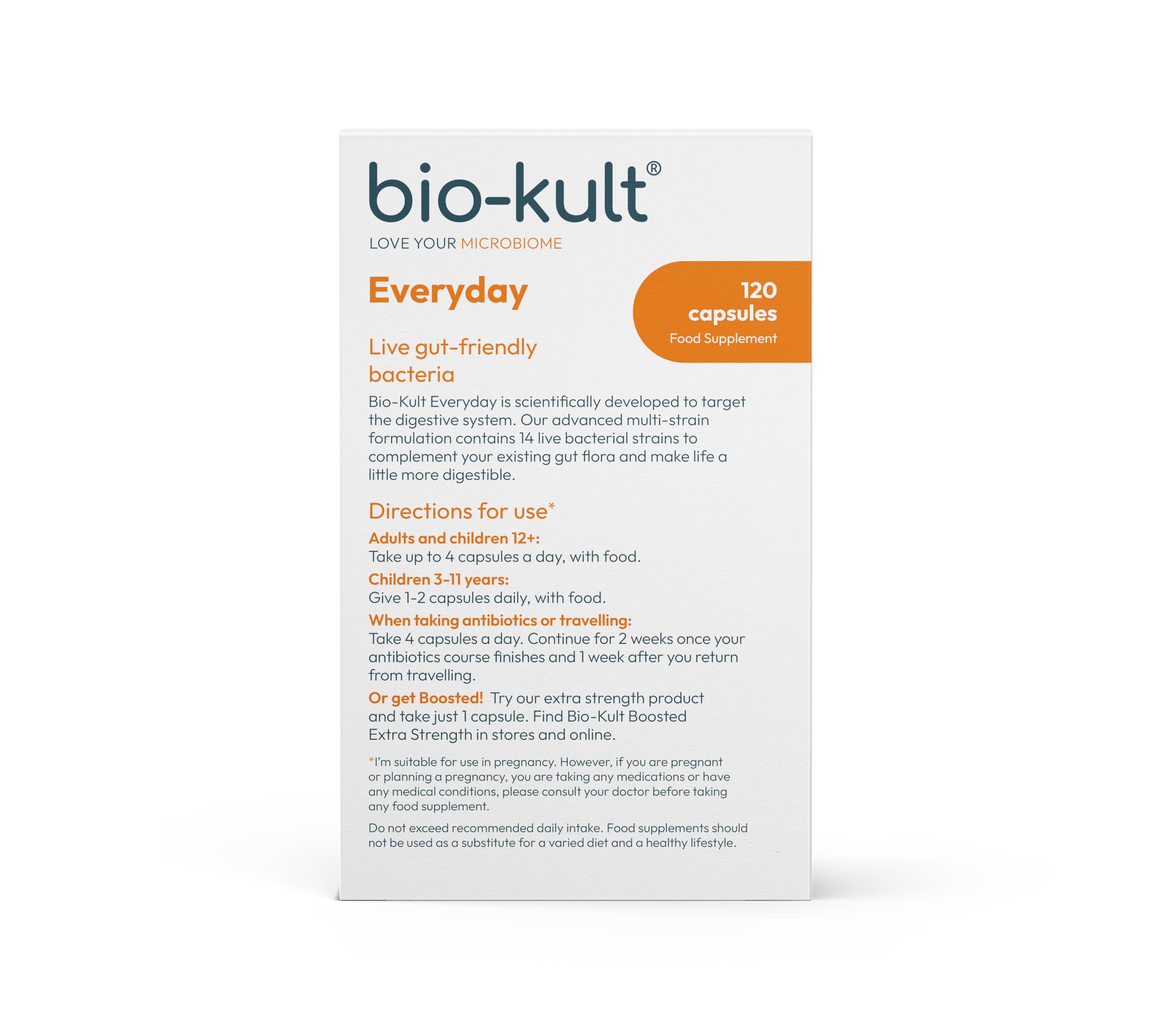 Bio-Kult Everyday Probiotics | 14 Strains | Adult Probiotic Supplement | Non-GMO, Gluten-Free | 120 Capsules — Amazon image 3