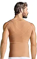Cinta Modeladora Masculina Colete Redutor Postura Bodyshaper Slim Fitness