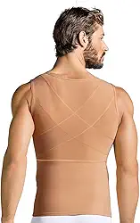 Cinta Modeladora Masculina Colete Redutor Postura Bodyshaper Slim Fitness