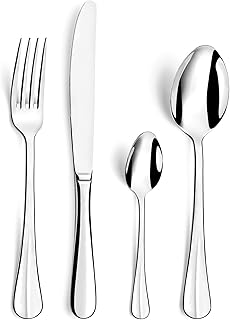 AMEFA Coffret de 24 couverts Gamme Baguette Acier inox