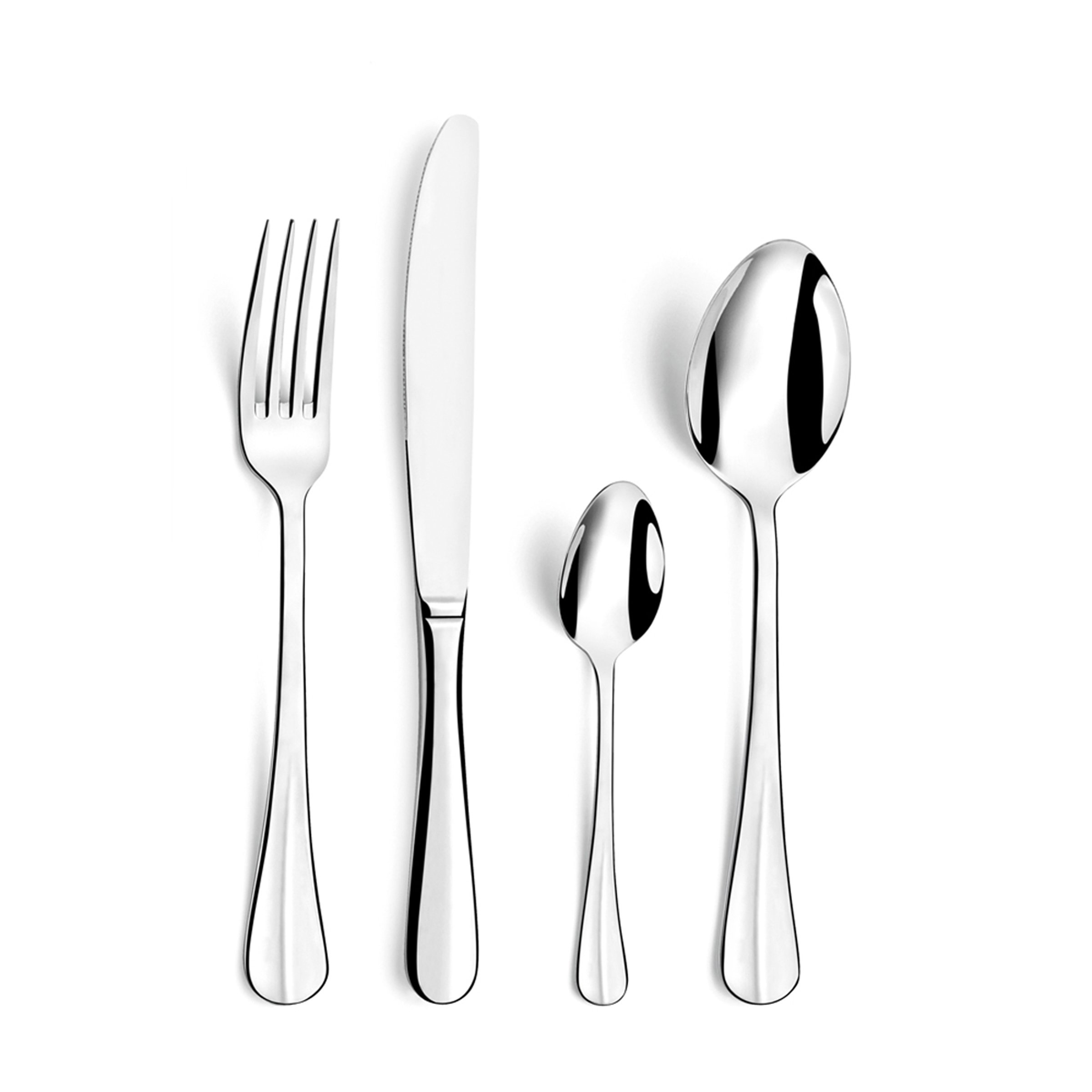 AMEFA Coffret de 24 couverts Gamme Baguette Acier inox