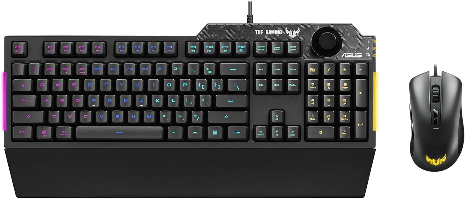 ASUS TUF Gaming Keyboard Mouse Combo K1 RGB Keyboard, M3