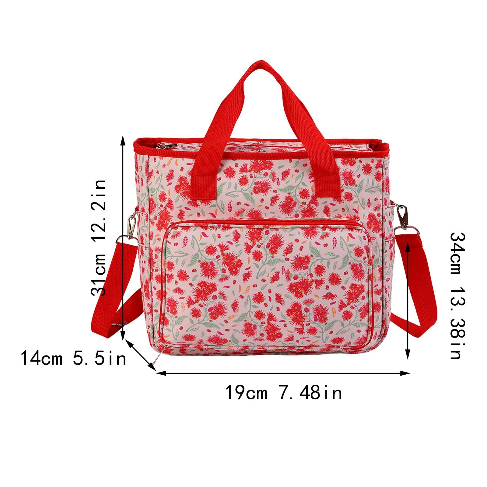 Bolsa para Guardar Hilo, Bolsa para, Bolsa Resistente para Hilo, Organizador de Hilo con Cierre de Cremallera, Bolsas para Hilo, Rosa, Individual