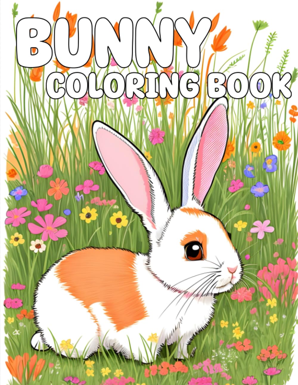 Bunny coloring book: Adorable coloring book for all ages - Rabbit Coloring Book - Easter Bunny - Cute Bunny Coloring Book - Bunny Coloring Book for Kids