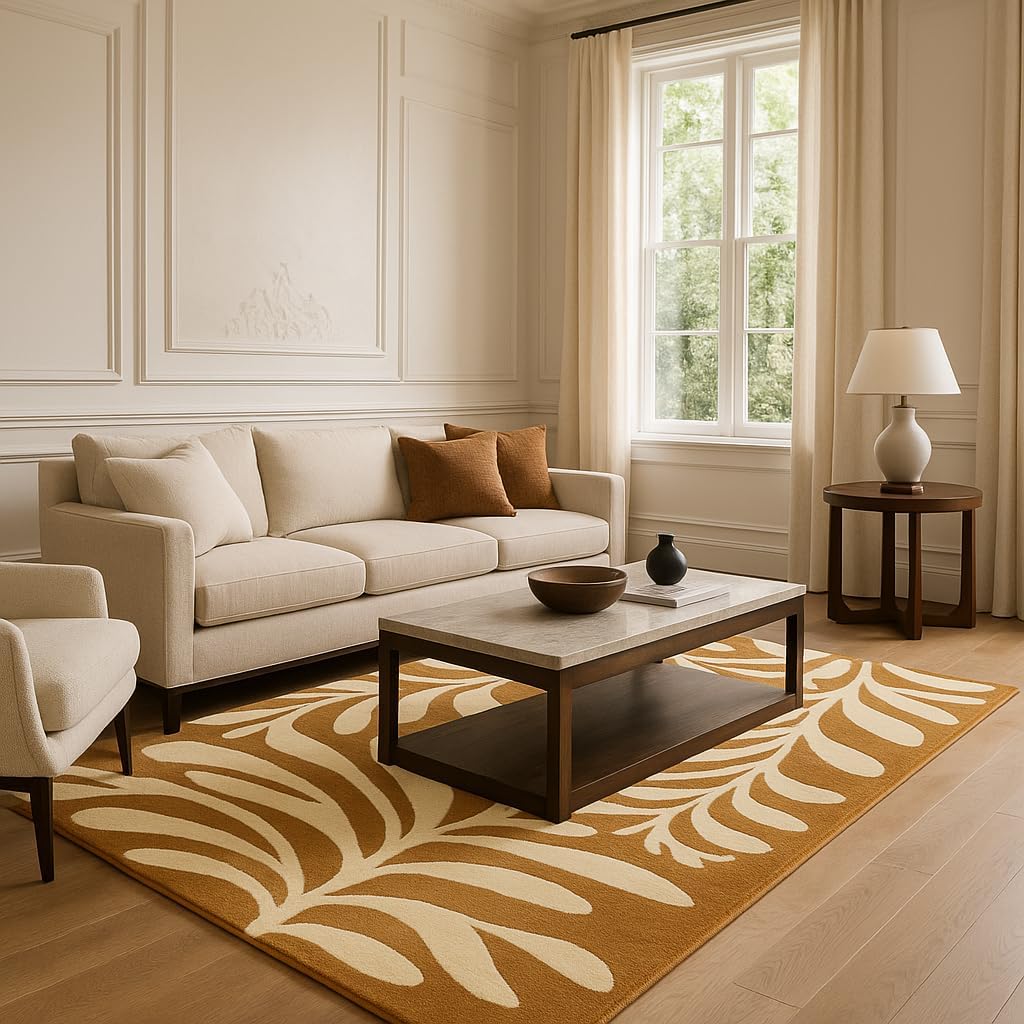 Tropical Whispers Hand Tufted New Zealand Wool Rug Wool Rug