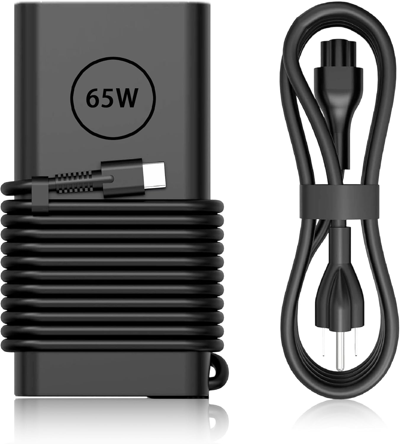 65W USB C Laptop Charger Compatible with Dell Laptop Charger Latitude 5400 5420 5450 5520 5530 5540 5550 7420 7440 Inspiron 14 16 XPS 13 chromebook 3100 Computer Type C AC Adapter Power Cord Supply