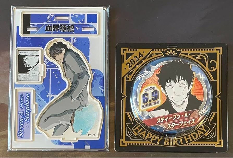 血界戦線 ドロードローくじ A賞 キャンバスボード スティーブン 血界