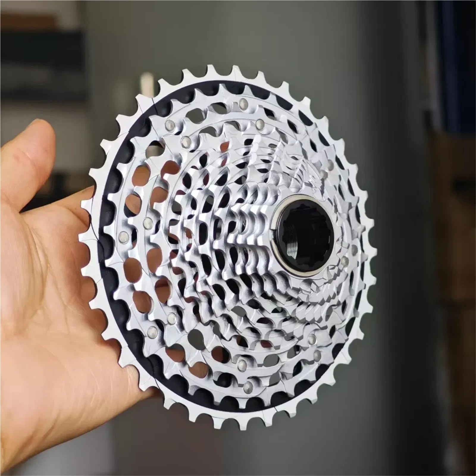Genérico Compatible con Casete de Carretera SRAM de 12 velocidades | Pieza de repuesto de volante de inercia de ciclismo ultraligera integrada CNC
