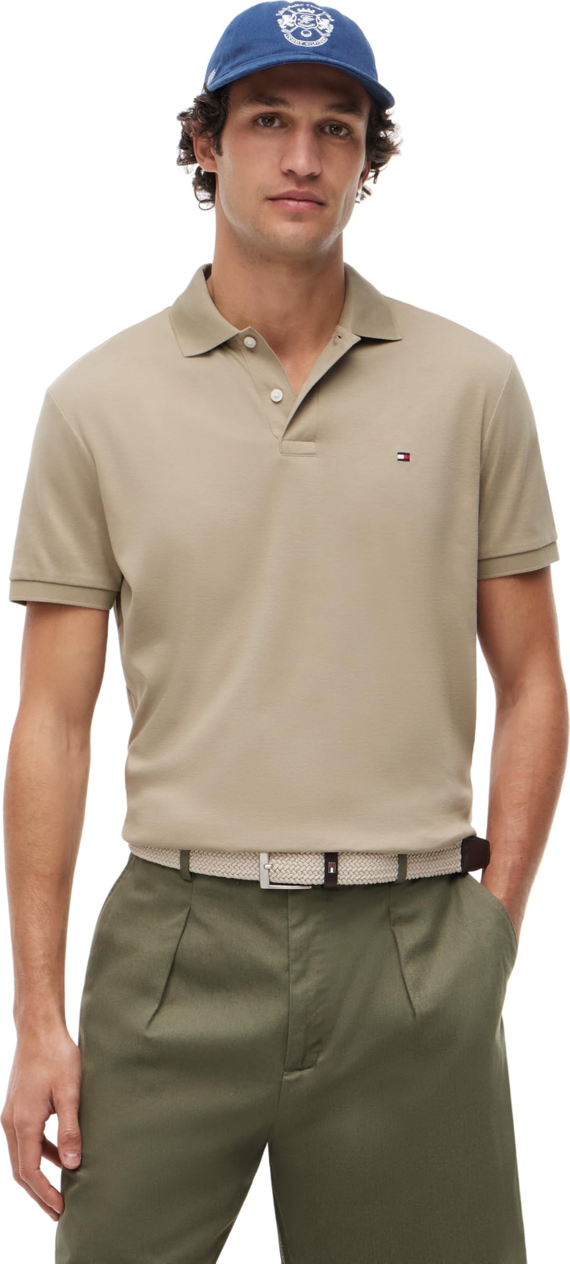 Tommy Hilfiger Herren Liquid Cotton Reg Seasonal Polo Mw0mw39994 S/S Poloshirt