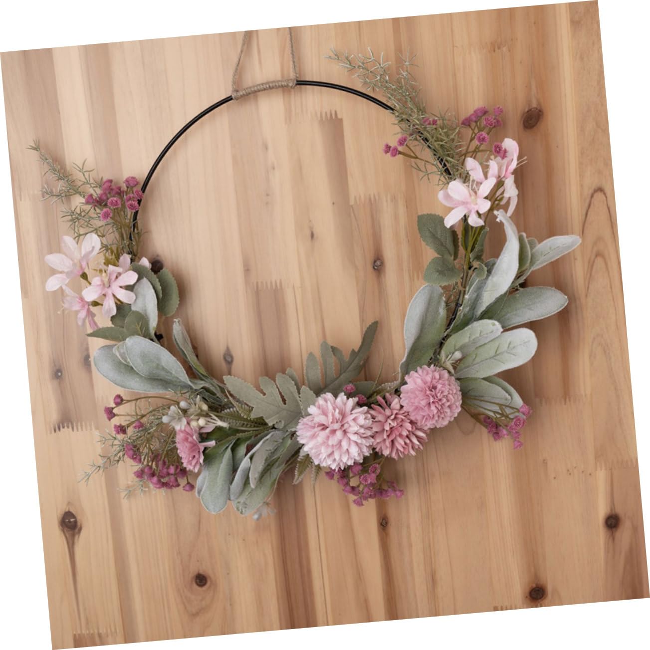 LIFKOME 2pièces Couronne De Artificielles pour Mariage Guirlande Décorative De Pâques Décoration pour Intérieur Et Extérieur
