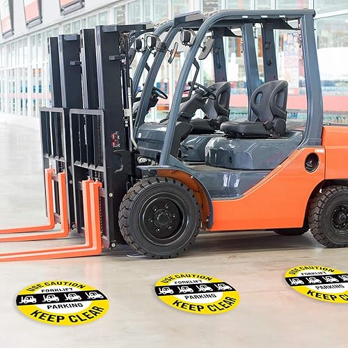 Vista 39 de Forklift Floor Decal (FORKLIFT CROSSING, 15")