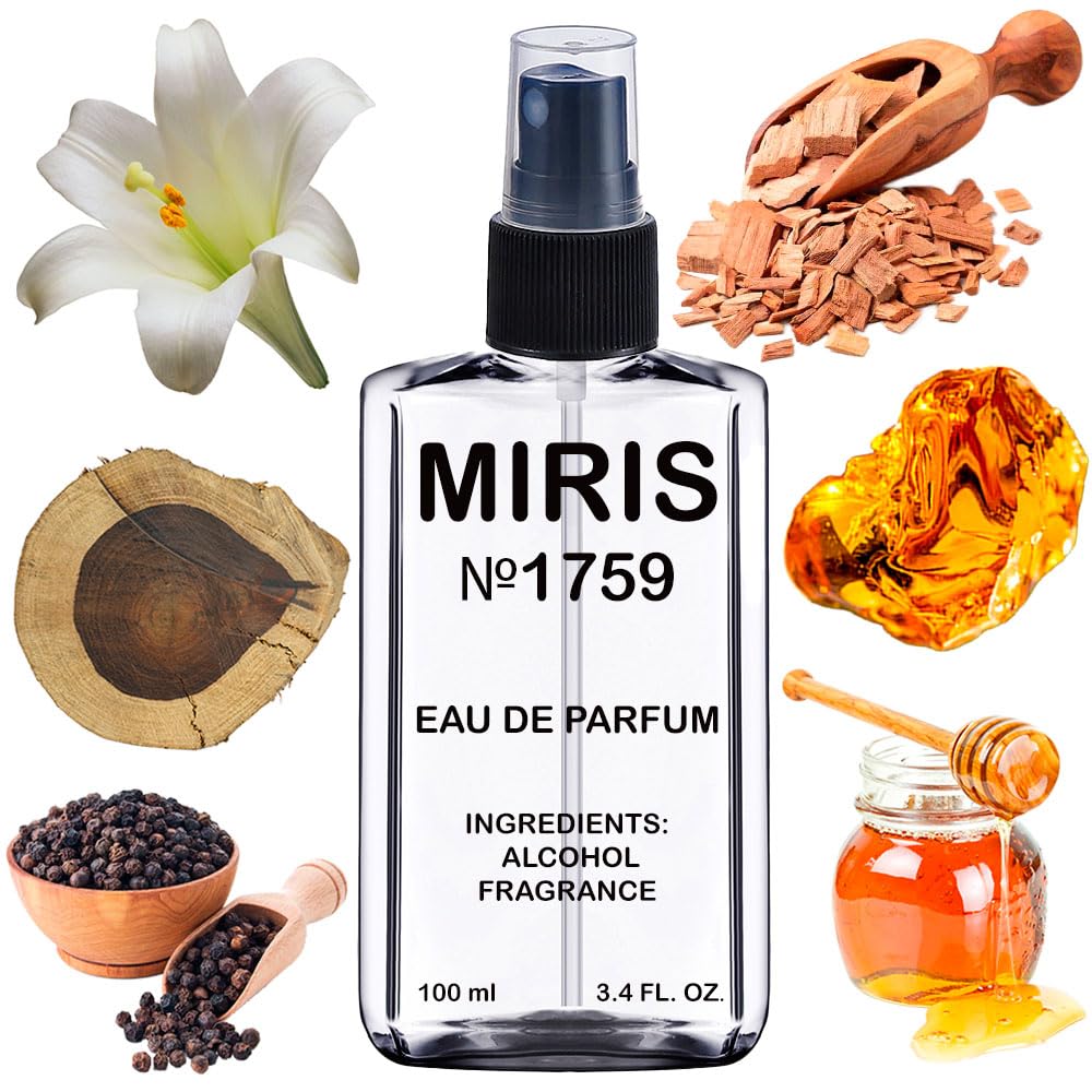 MIRIS No. 1759, Inspired by Sensuous, Long-Lasting Eau de Parfum for Women, Spray 3.4 Fl Oz / 100 ml