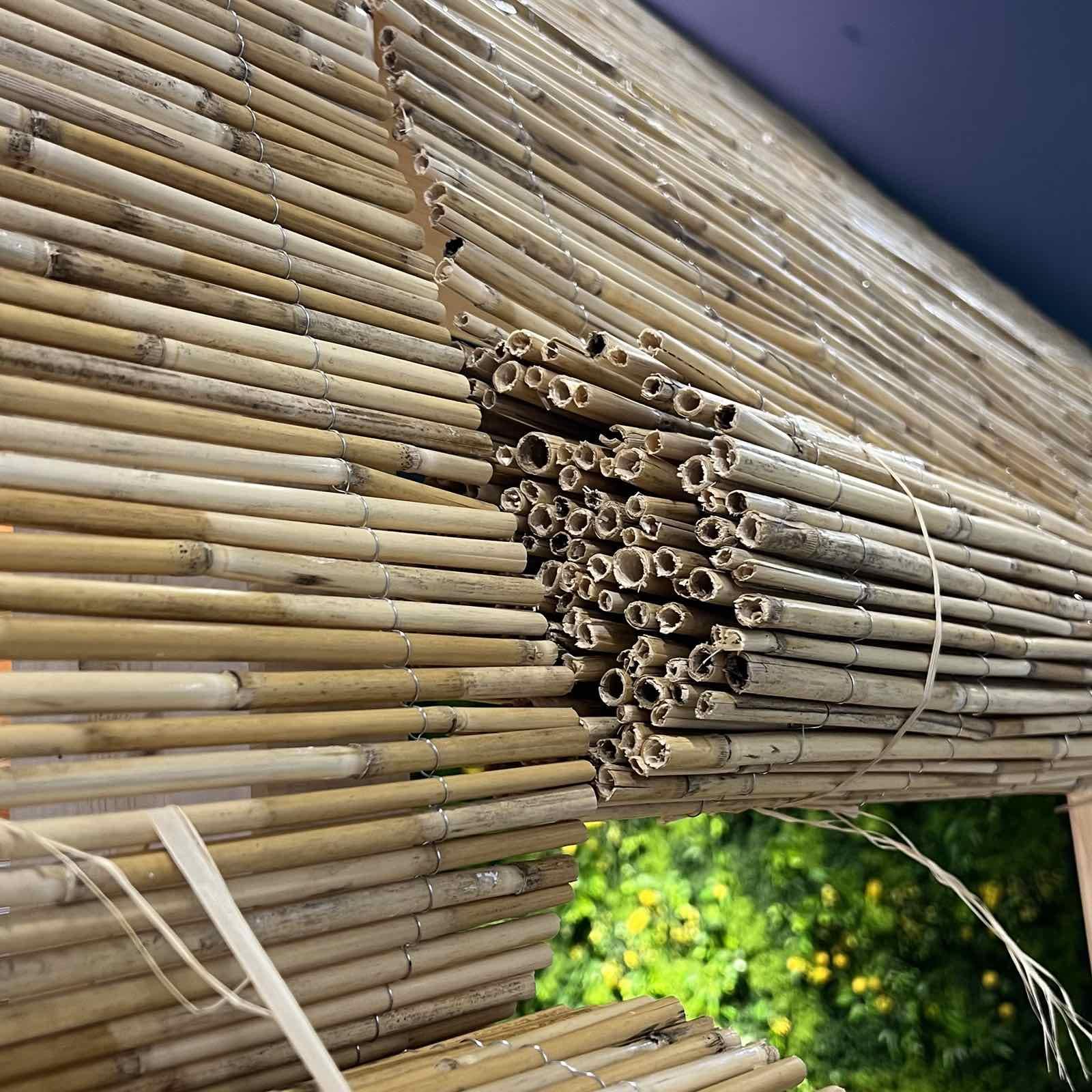 Valla Natural – Cañizo Nacional,Caña Entera y Natural, Ideal para Ocultación y Decoración de Espacios. Rollo Protector Visual para Balcón, Jardín y Patio.