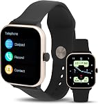 iWatch® Smartwatch with Bluetooth Calling, 1.85" AMOLED Display, Fitness & Sleep Tracking, Waterproof Smart Watch for Men & Women, Compatible with iPhone & Android, from Hudson Watch