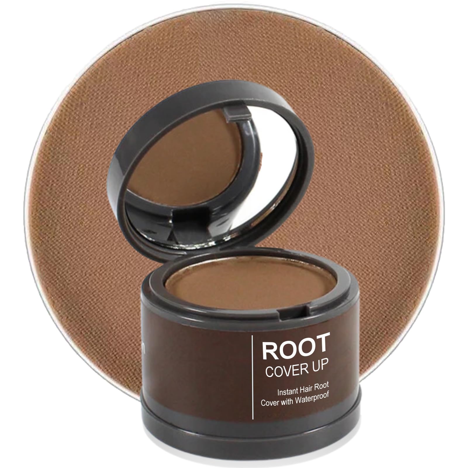Enhance Hairline Brown Hair Color Shadow Cover - Instantly Hide Gray Root, Thin Hair Touch-Up - Hairline Powder - 4g
