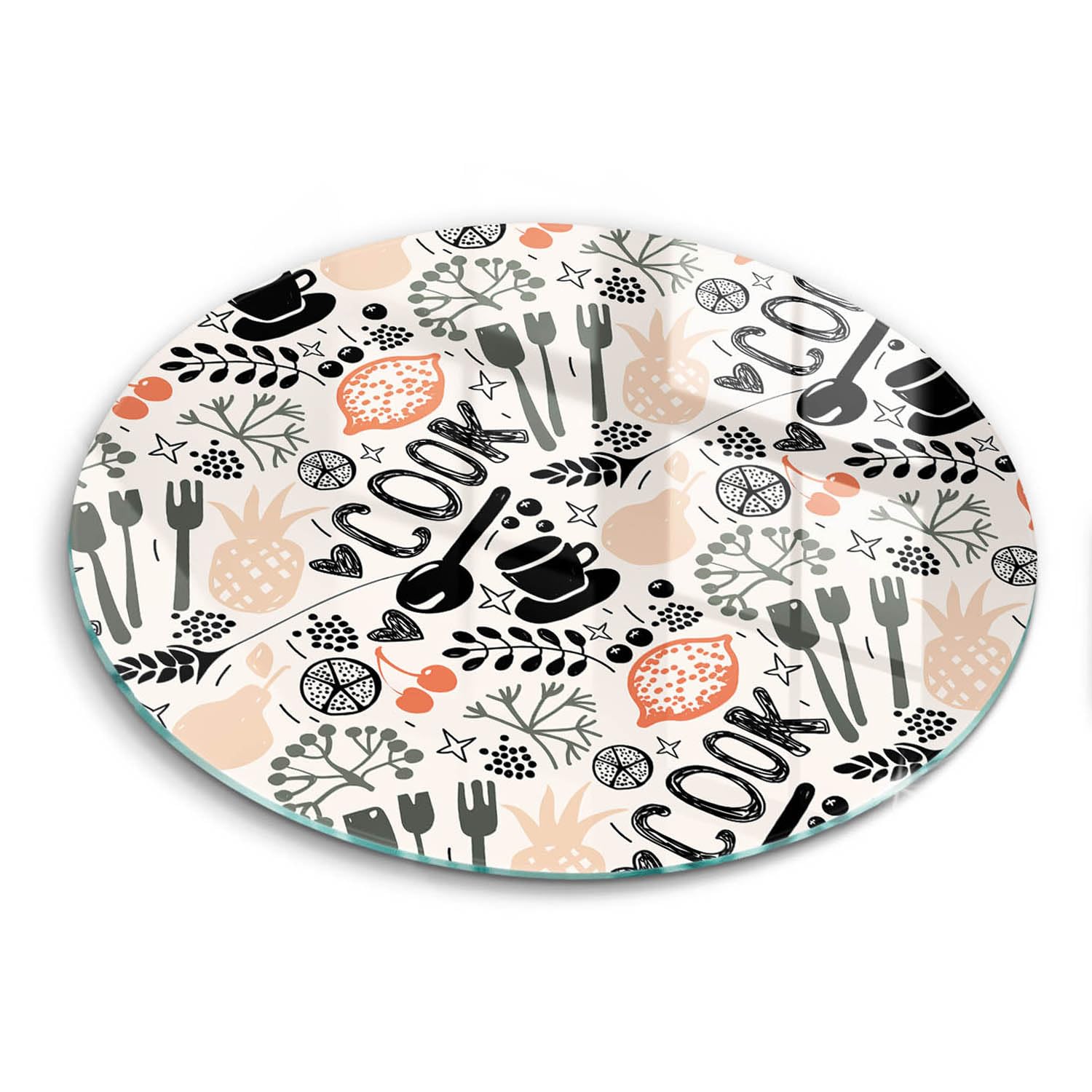 Plaque de protection induction 40cm Wallfluent anti-rayures pour plan de cuisson nickel
