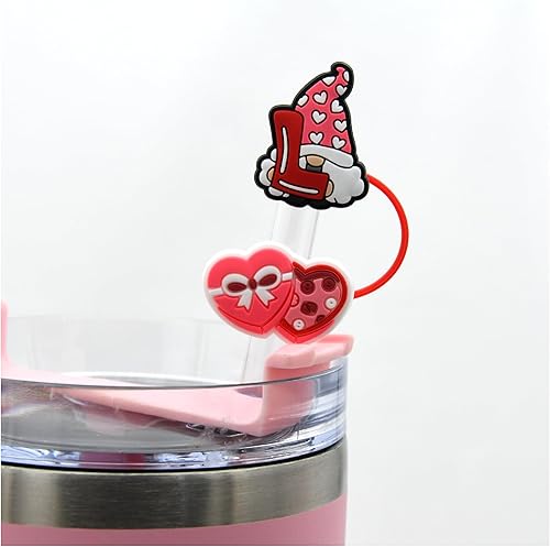 Miniatura 108 de Straw Cover Cap for Stanley Cup,Straw Topper Compatible for 30&40 Oz Tumbler with Handle,10mm 0.4in Dust-Proof Reusable Straw Tips Lids,Straw Tip