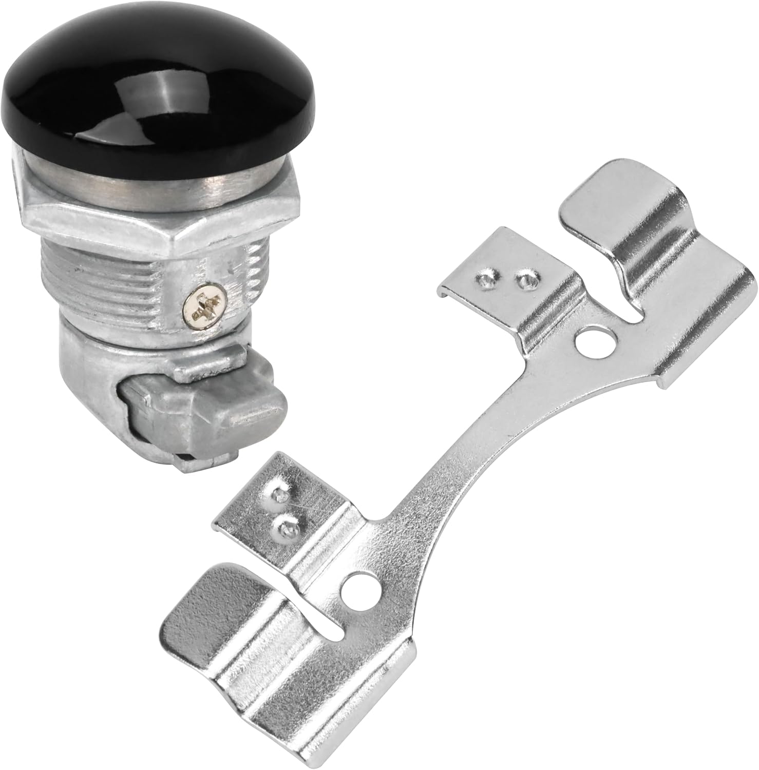 Fuel Door Push Button Gas Cap Fit for Harley 1992-2024 Touring Street Glide, Tour Glide, Road Glide, Electra Glide, Ultra Limited, for 2014-2025 Tri Glide Ultra, Latch Panel Oil Tank Accessories