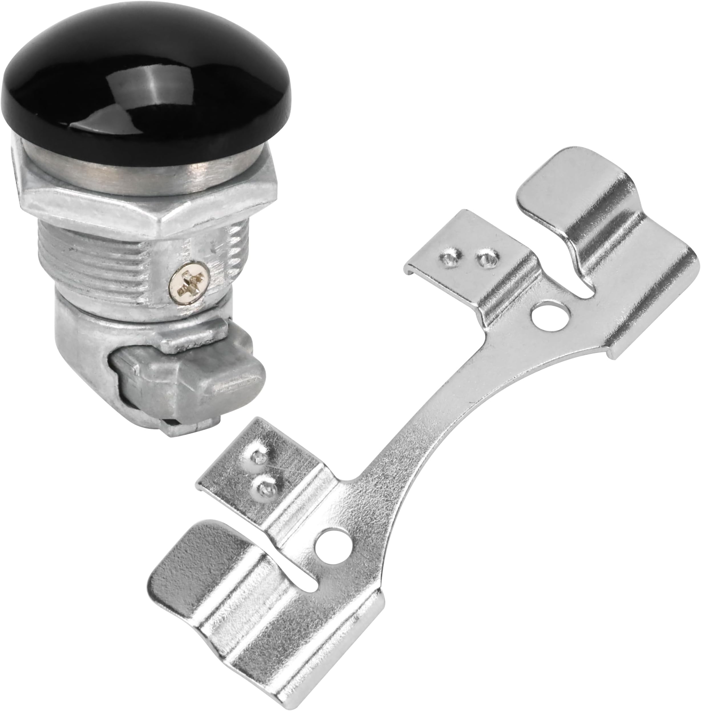 Fuel Door Push Button Gas Cap Fit for Harley 1992-2024 Touring Street Glide, Tour Glide, Road Glide, Electra Glide, Ultra Limited, for 2014-2025 Tri Glide Ultra, Latch Panel Oil Tank Accessories