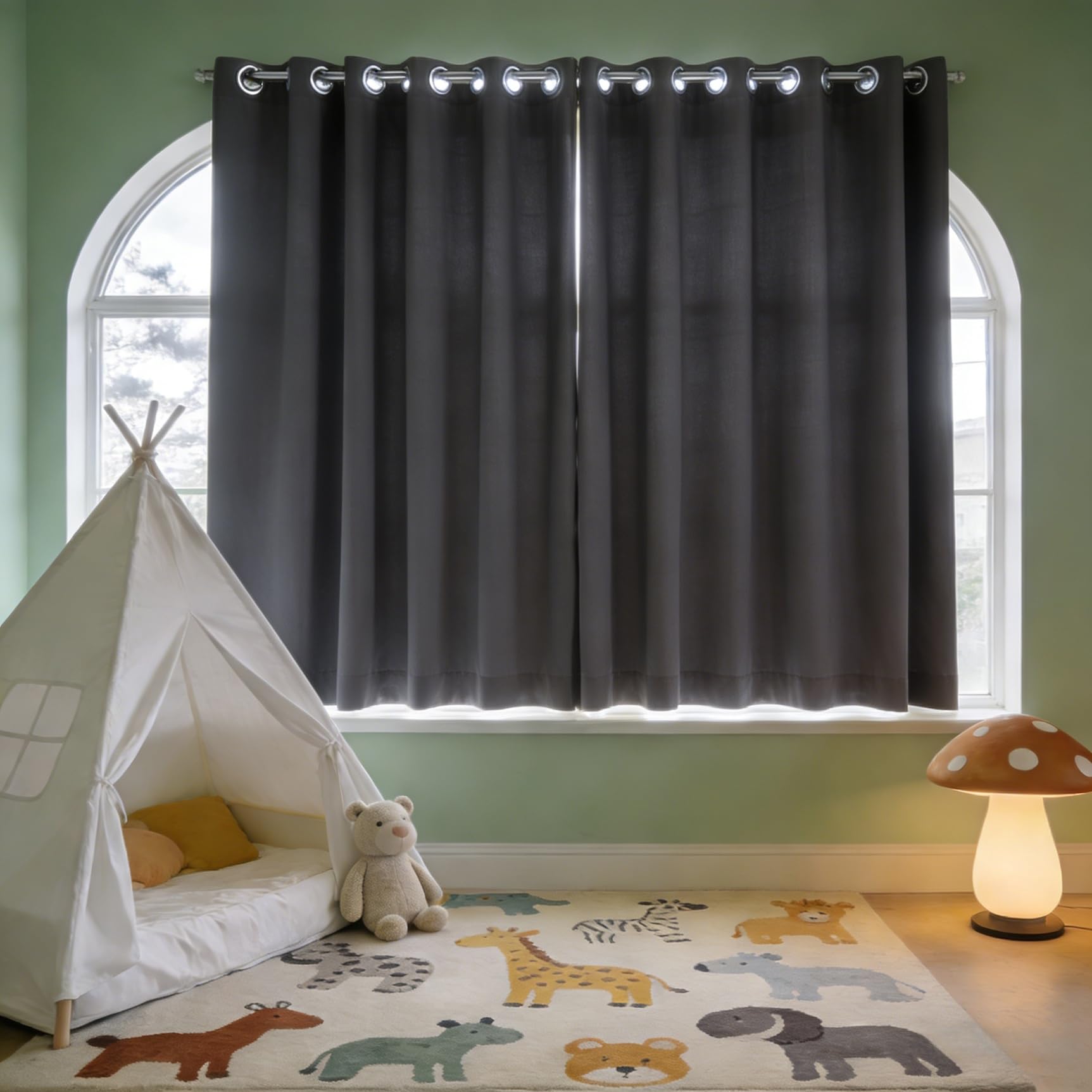 Cortinas opacas térmicas aíslan frío, calor y ruido exterior en salas y cuartos