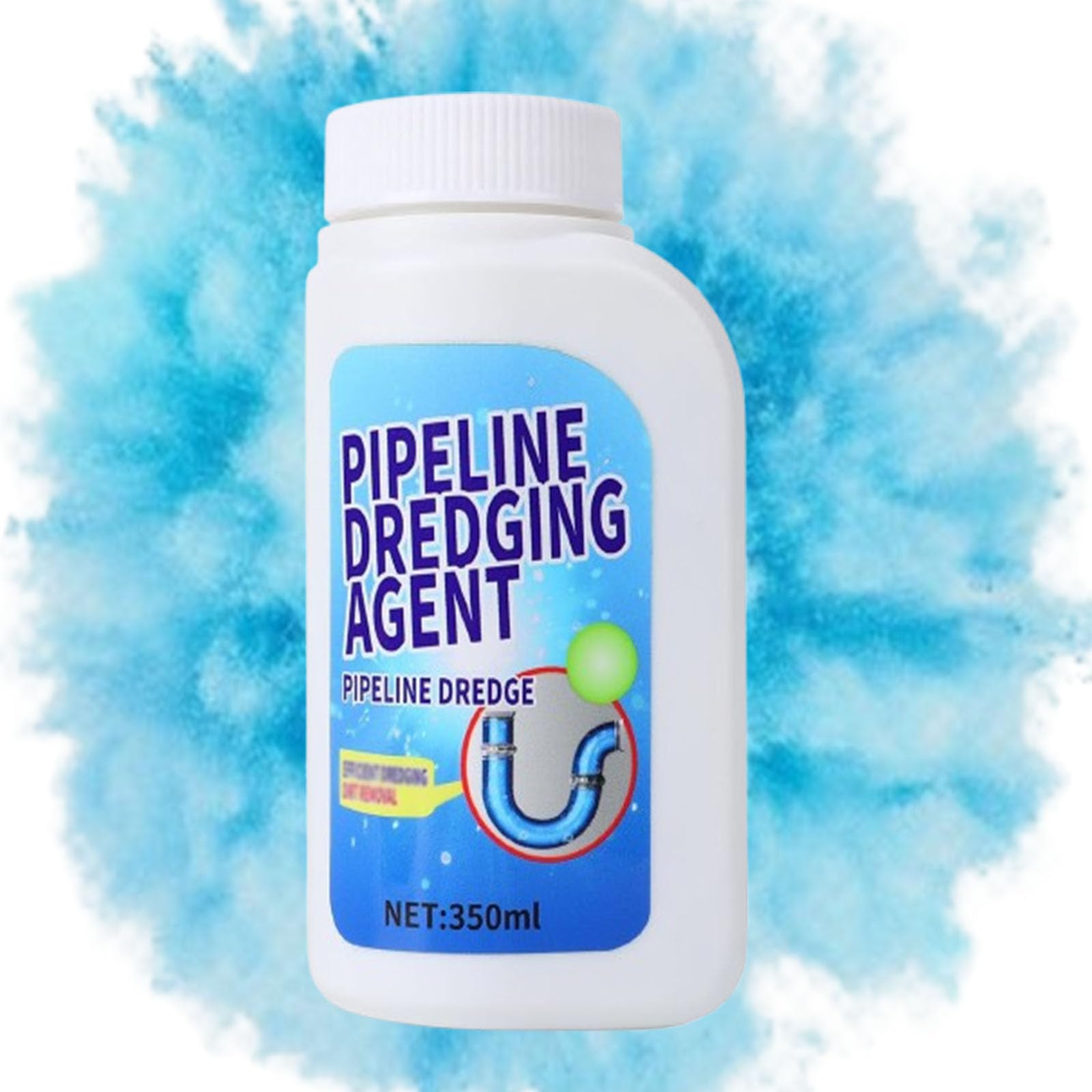 Powerful Pipe Dredging Agent: Pipeline Dredging Agent for Kitchen, Bathroom & More – Strongly Dissolves Waste & Stains, Safe for All Pipes,