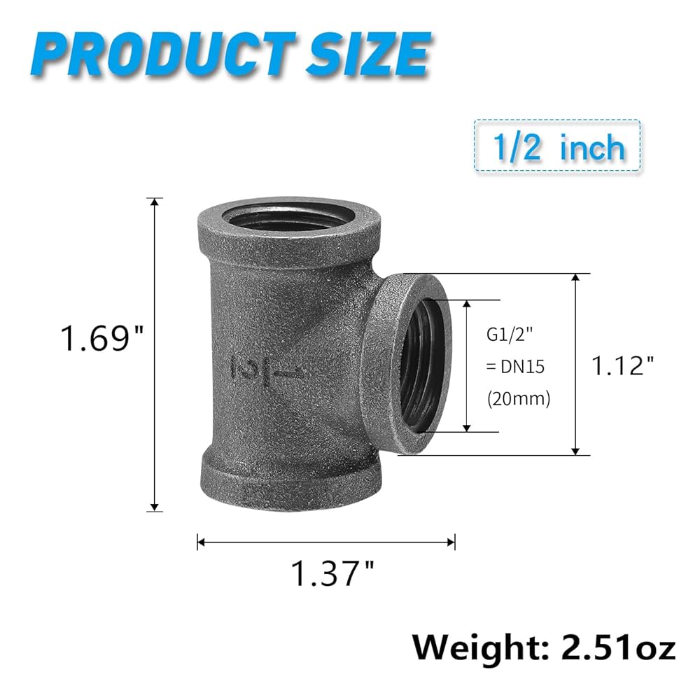 3/4'' Malleable Cast Iron Pipe Fitting Adjustable Pipe Shelving Furniture Alibab