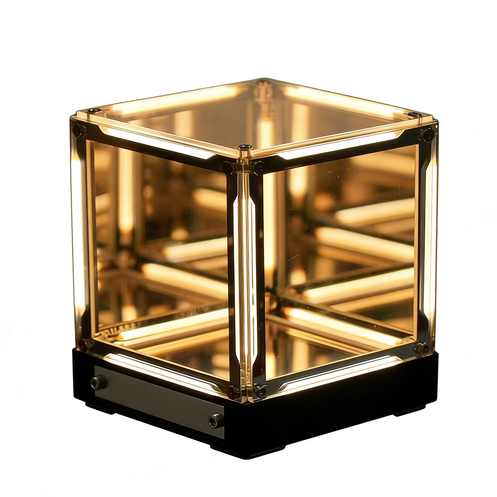 Lampada Notturna LED 4D con Umore Acrilico Specchio Ambiente
