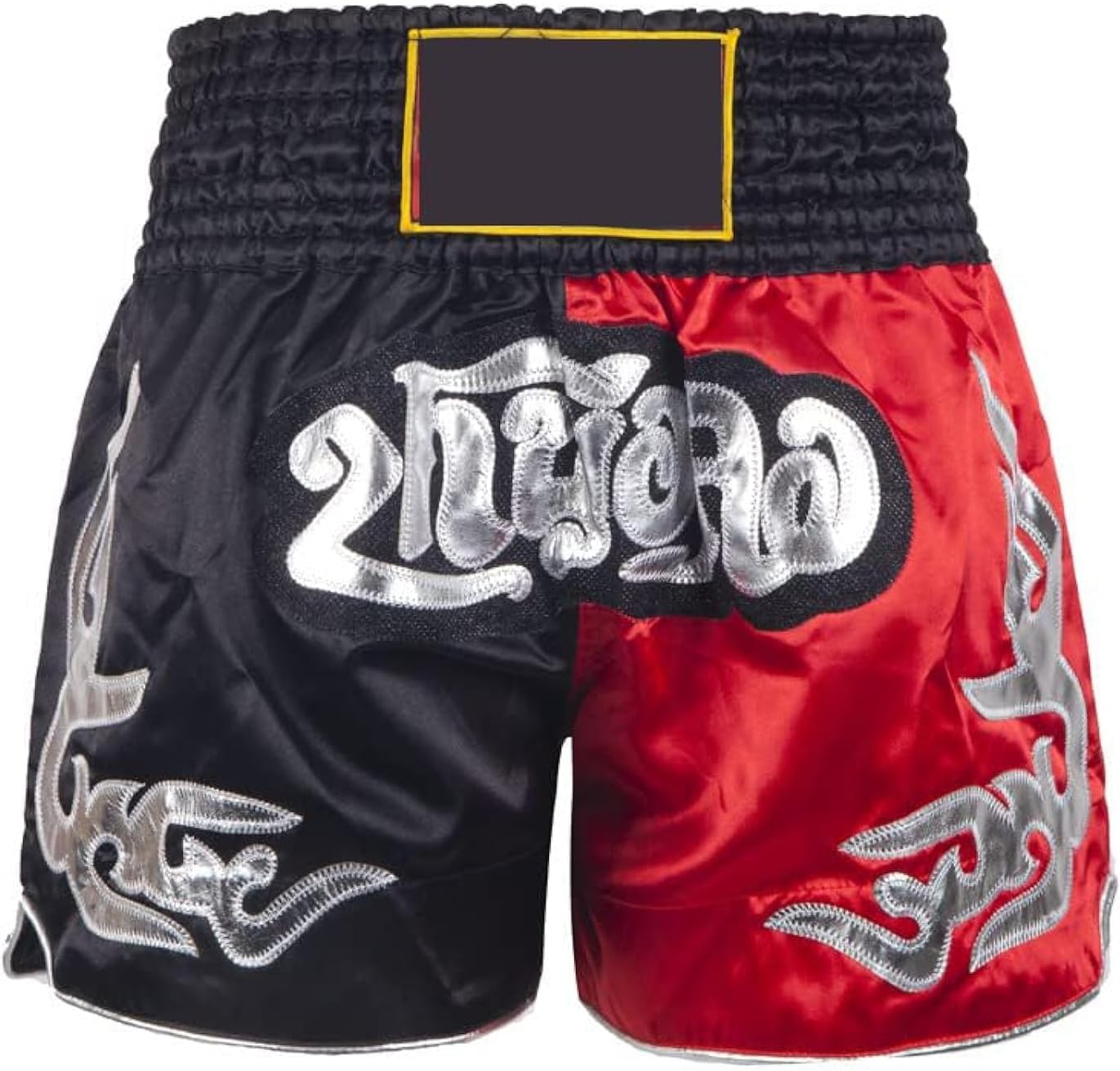 THE WHITE SHOP Muay Thai Shorts Short MMA Shorts for Training & Kickboxing – BJJ, Boxing, Grappling & Combat Sports Fighting Shorts for Martial Arts, Cage Fight, Muay Thai/L